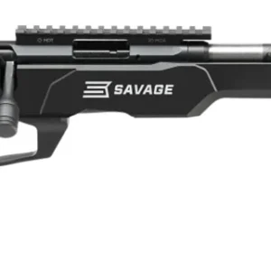 Savage Arms 70256 B Series Precision Lite Full Size 22 LR 10+1 18" Carbon Fiber Heavy Barrel, Black Picatinny Rail Carbon Steel Receiver, Black MDT Chassis Synthetic Stock, Black Polymer Grip, Right H