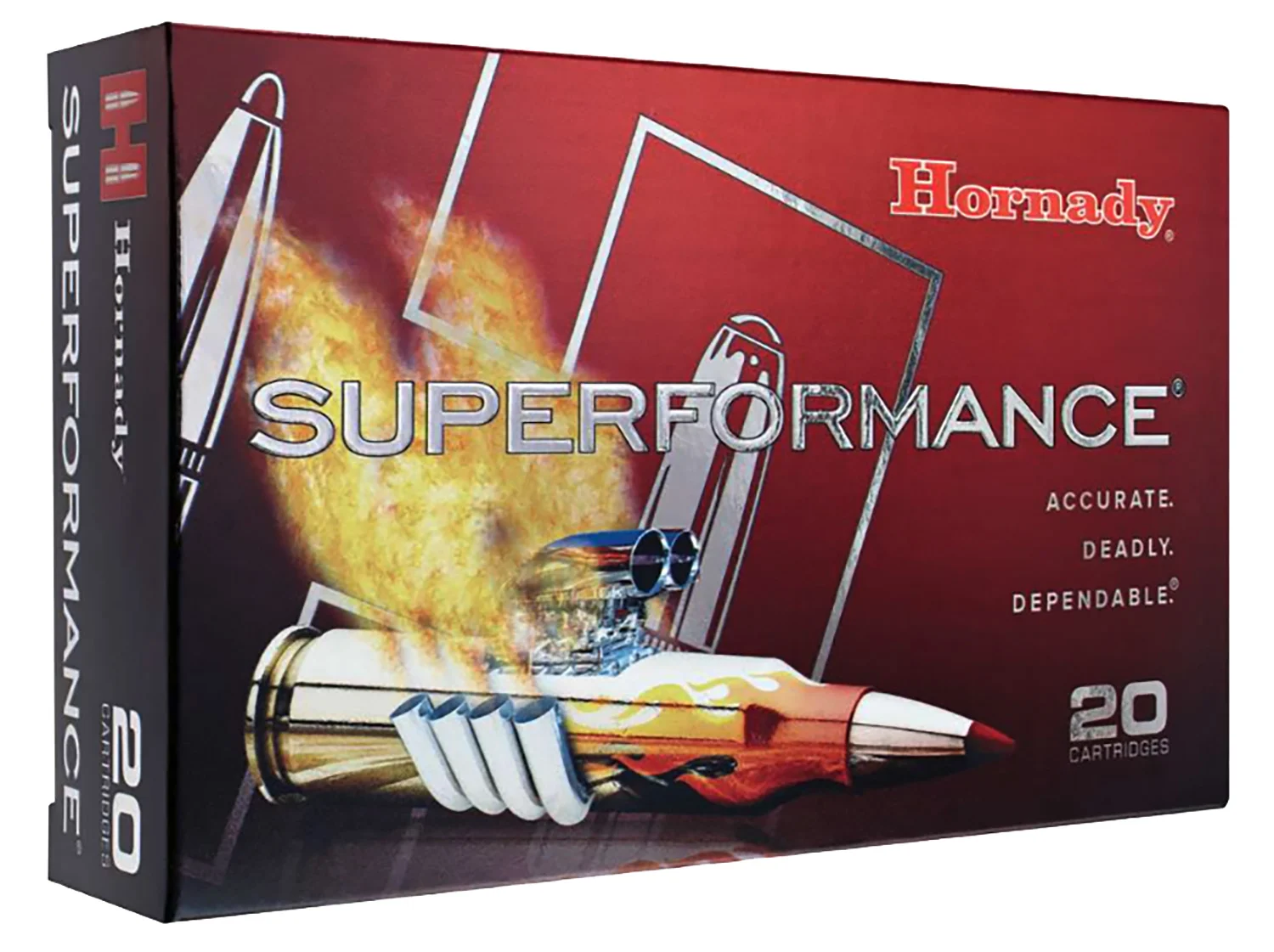 Hornady 80990 Superformance 308Win 165gr Copper Alloy eXpanding 20 Per Box/10 Case