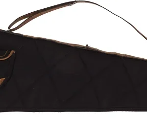 BROWNING LONA CANVAS GUN CASE - 48" SCOPED BLACK/BROWN TRIM