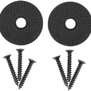 Allen 5649 Disc Gun & Tool Magnet Set Black Metal Screw On 2 pk