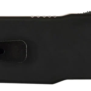 Templar Knife SABR321 Premium LW Small 3" OTF Drop Point Plain Black Oxide Stonewashed D2 Steel Blade, 4.50" Black Aluminum Handle