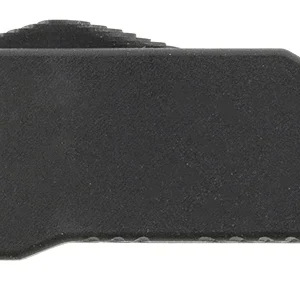 Templar Knife CABR321 Premium LW Micro 1.85" OTF Drop Point Plain Black Oxide Stonewashed D2 Steel Blade, 3.50" Black Aluminum Handle, California Legal