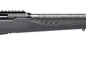 Savage Arms 57900 Impulse Mountain Hunter 28 Nosler 2+1 24" Carbon Fiber Threaded Barrel, Black Aluminum Receiver w/Picatinny Rail, Gray AccuStock Synthetic Stock, Ambidextrous