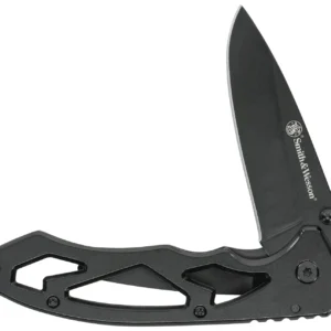 Uncle Henry CK400LCP Skeletonized Large 3" Folding Drop Point Plain Stainless Steel Blade 4.40" Handle Includes Pocket Clip