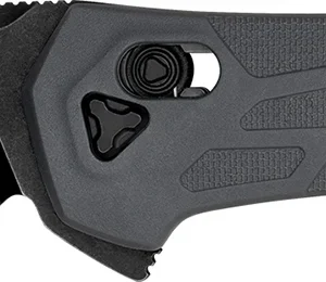 Kershaw 2042 Covalent Mid-Size 3.20" Folding Drop Point Plain Black Oxide Blackwash D2 Steel Blade, Gray Textured Pockets Glass Filled Nylon Handle, Includes Pocket Clip