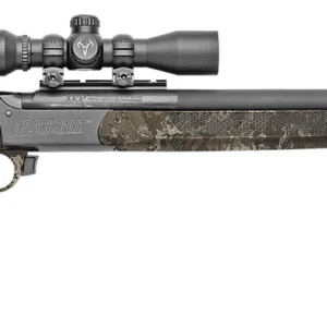 Traditions CRX6-2200625 Crackshot XBR Package 22 Cal/27 Long Cal 16.50"-20" Blued Barrel/Rec, Veil Wideland Stock Includes Two Barrels, 4x32 Scope, Three Firebolt Arrows