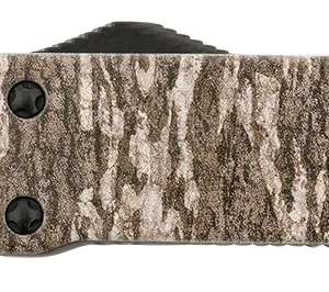 Templar Knife MAMOB121 Premium LW Slim 3.16" OTF Dagger Plain Black Oxide Stonewashed Powder Coated D2 Steel Blade, 4.93" Mossy Oak Bottomland Aged Aluminum Handle
