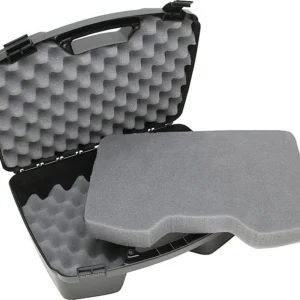 MTM Case-Gard 81140 Handgun Case Black Polypropylene Holds 4 Handgun w/ up to 8" Barrels & 6 Sub-Compacts w/ Magazines
