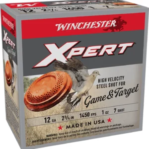 Winchester Ammo WE12GTHV7 Xpert Game & Target 12Gauge 2.75" 1oz 7Shot 25 Per Box/10 Case