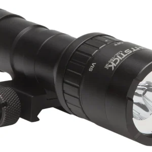 Nightstick LGL180IR Dual-Beam Long Gun Light Kit with IR Illuminator  Black Anodized Hardcoat 1100 Lumens White LED 940 nM Infrared
