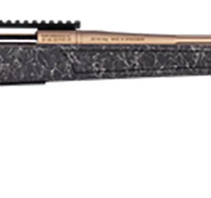 CVA CR3961F Cascade Long Range Hunter Full Size 300 Win Mag 24" Smoked Bronze Cerakote Steel Threaded Barrel, Black w/Smoked Bronze Web Synthetic Stock