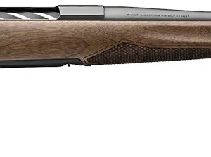 Browning 036001211 X-Bolt 2 Hunter Full Size 243 Win 4+1 22" Matte Blued Sporter Barrel, Matte Blued Drilled & Tapped Steel Receiver, Fixed Satin Checkered Walnut Stock