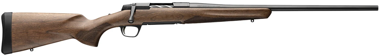 Browning 036001294 X-Bolt 2 Hunter Full Size 6.5 PRC 3+1 24" Matte Blued Sporter Barrel, Matte Blued Drilled & Tapped Steel Receiver, Fixed Satin Checkered Walnut Stock