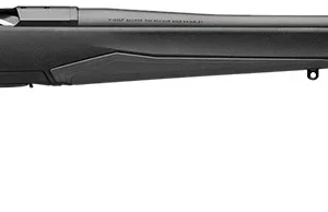 Browning 036031299 X-Bolt 2 Micro Full Size 6.8 Western 3+1 22" Matte Blued threaded Sporter Barrel, Matte Blued Drilled & Tapped Steel Receiver, Adjustable Vari-Tech Black Synthetic Stock