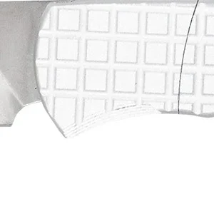 CobraTec Knives CTCLNHRSIL Cyclone Hidden Release 3" OTF Plain Satin D2 Steel Blade, 4" White Aluminum Handle
