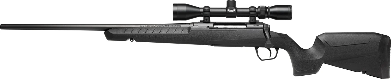 Savage Arms 32036 Axis XP Combo Compact 400 Legend 4+1 20" Matte Black Heavy Sporter Barrel, Drilled & Tapped Carbon Steel Receiver, Fixed Matte Black Synthetic Stock, 3-9x40mm Duplex Left Hand