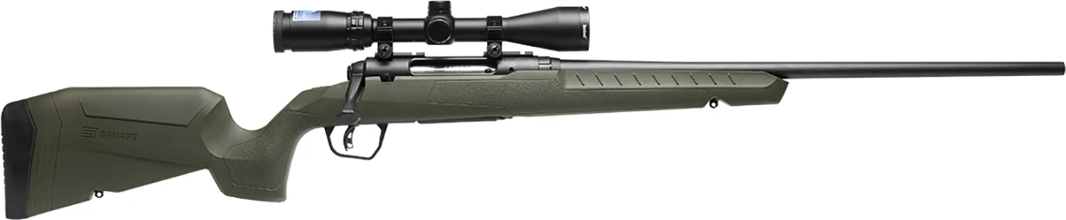 Savage Arms 32155 Axis 2 XP Combo Full Size 350 Legend 4+1 18" Black Sporter Barrel, Black Carbon Steel Receiver Drilled & Tapped, OD Green Fixed Synthetic Stock, Weaver 3-9x40mm Scope, Right Hand