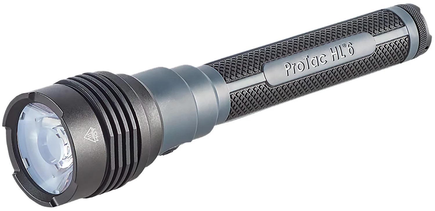 Streamlight 88131 ProTac HL 6 Flashlight Black Anodized 450/1,500/5,300 Lumens White LED