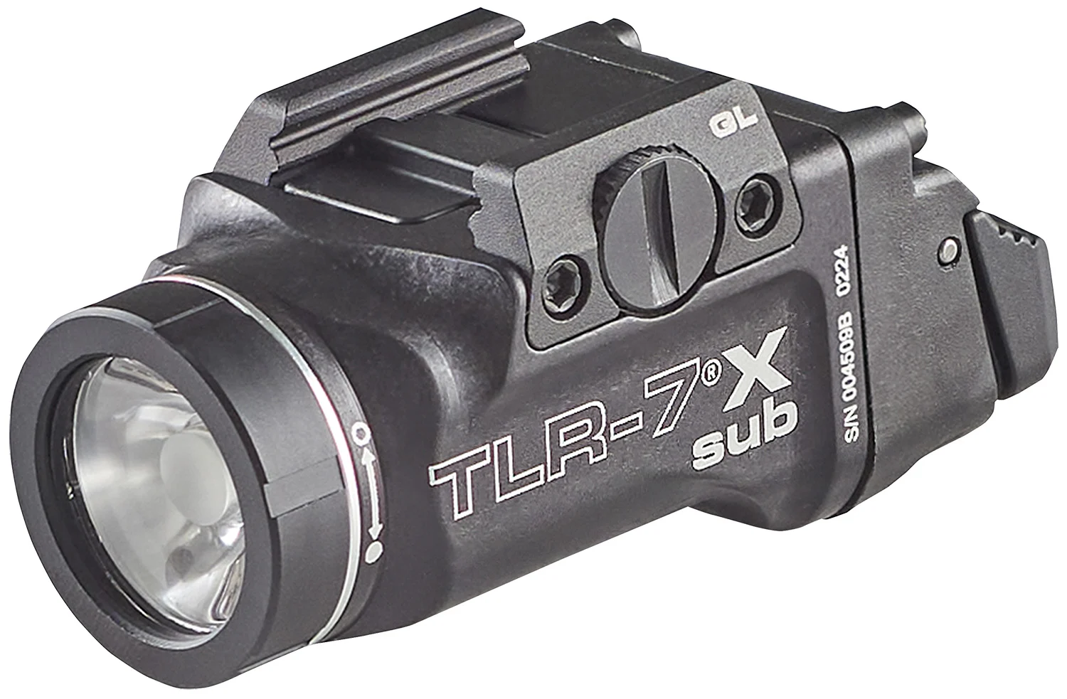Streamlight 69405 TLR-7 X Sub USB Black Anodized 500 Lumens White LED Glock 43X MOS/48 MOS/43X/48