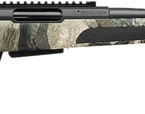 Stevens 19467 334 Bolt Action 308 Win 3+1 20" Camo/Dark Gray Carbon Steel Receiver Integrated Recoil Lug Ergonomic/Recoil Pad Synthetic Stock Picatinny Rail Right Hand