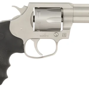 Colt Mfg KCOBRASM3BB King Cobra Small 357 Mag 6 Shot 3" Matte Stainless Steel Barrel, Cylinder Frame, Black Hogue Overmolded Grips, Exposed Hammer