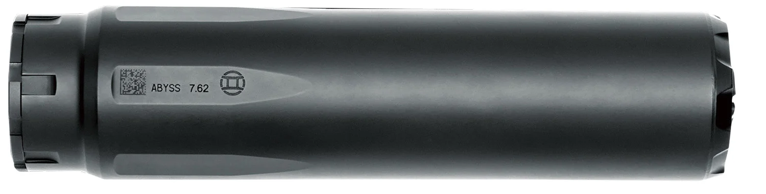 Gemtech 14373 Abyss 30Cal 1.64" Black 17-4PH Stainless Steel/6AL4V Titanium 5/8"x24