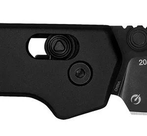 Kershaw 2051BLK Mini Iridium 3" Folding/Spear Point Plain Stonewashed D2 Steel Blade/Ice Blue Anodized 6061-T6 Aluminum Handle