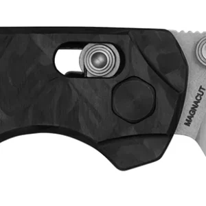 Kershaw 6105CF Bel Air Folding/Reverse Tanto Plain Blackwash CPM MagnaCut Steel Blade/Bright Nickel Cerakote 6061-T6 Aluminum Handle