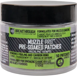 Breakthrough Clean BTMZSCP Muzzle Pro Pre-Soaked Patches 50