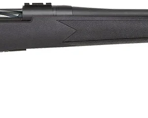 Mossberg 28243 Patriot Full Size 6.5 PRC 4+1 24" Matte Blued Fluted Threaded Barrel, Drilled & Tapped Matte Blued Stainless Steel Receiver, Black Fixed Synthetic Stock