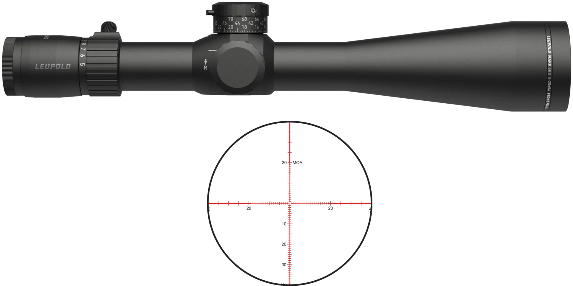 LEU MK 5HD 5-25x56 FFP PR-1MOA