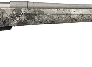 Winchester Repeating Arms 535800233 XPR Extreme 300 Win Mag 3+1 26" Tungsten Cerakote Fluted Threaded Barrel & Drilled & Tapped Steel Receiver, Fixed TrueTimber VSX Synthetic Stock