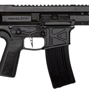 Global Ordnance LLC 197892004862 Monolith 15P 5.56x45mm NATO 30+1 12.50" Black Mono Barrel, M-LOK Handguard, Black Aluminum Picatinny Rail Receiver, SB Tactical Brace, B5 P-Grip 23 Grip