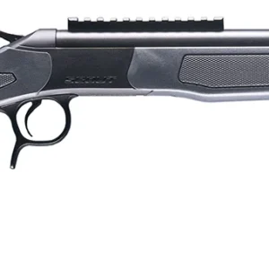 CVA CR4444 Scout 44 Mag 1rd 20" Blued Threaded Barrel, Blued Picatinny Rail Receiver, Stealth Gray Fixed Synthetic Stock