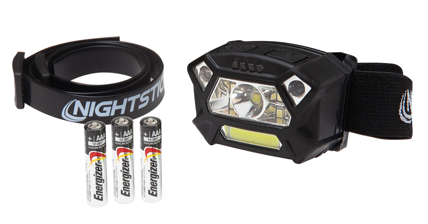 Nightstick NSP-4400B Black 320 Lumens Features Motion Activated Wake/Sleep Clip-On/Strap