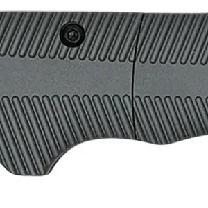 Templar Knife Cali Auto Assist 1.90" Folding Drop Point Plain Cali D2 Steel Blade, 3.56" Gunmetal Anodized Aluminum Handle