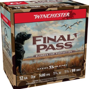 Winchester Ammo FP123BB15 Final Pass 12Gauge 3" 1 1/4oz BB/1.5Shot 25 Per Box/10 Case