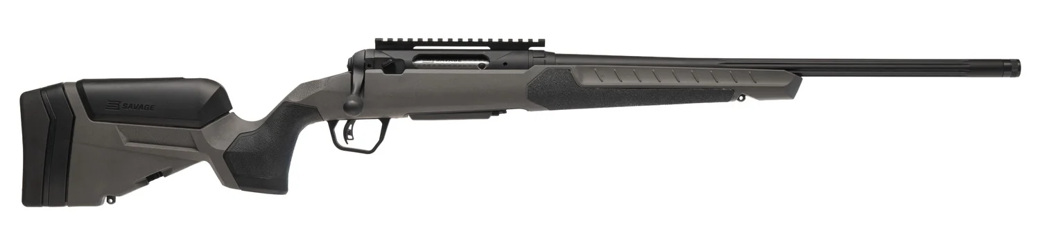 Savage Arms 32528 110 Core Hunter 260 Rem 4+1 20" Fluted Barrel, Flat Dark Gray AccuStock w/AccuFit V2 Synthetic Stock, Right Hand