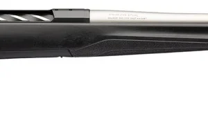 Browning 036115294 X-Bolt 2 Special LR Full Size 6.5 PRC 3+1 24" Matte Stainless Threaded Barrel, Matte Stainless Steel Drilled & Tapped Receiver, Black Adj Comb & LOP Synthetic Stock Right Hand