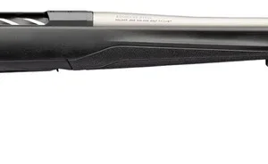 Browning 036118294 X-Bolt 2 Western Hunter Special Full Size 6.5 PRC 3+1 24" Matte Stainless Threaded Barrel, Matte Stainless Steel Drilled & Tapped Receiver, Black Adj Comb Synthetic, Stock Right Han