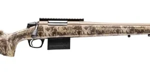 CVA CR4050 Cascade Varmint Hunter 204 Ruger 10+1 20" Flat Dark Earth Cerakote Threaded Barrel & Receiver w/Picatinny Rail, Krytek Highlander Adj Comb & LOP Synthetic Stock