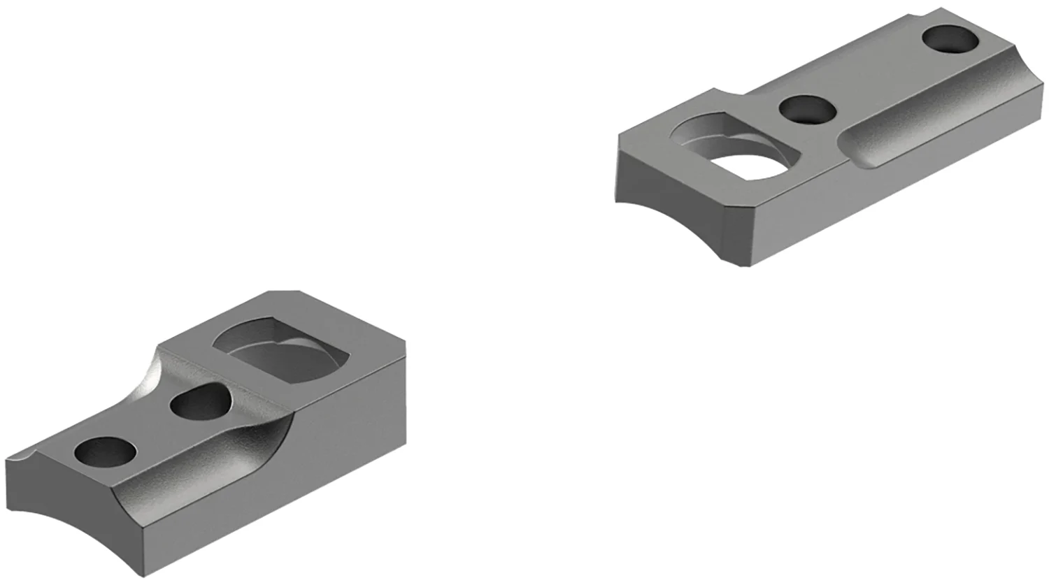 Leupold 60760 Dual Dovetail Base Set Matte Black Kimber 8400