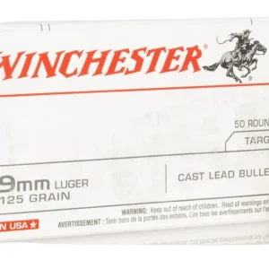 WIN USA9MM125 9MM 125 US TRGT 50/10