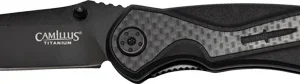 CAMILLUS MACHINE FOLDING KNIFE - 2.78" SS BLADE CARBON FIBER BL