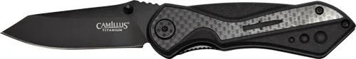 CAMILLUS MACHINE FOLDING KNIFE - 2.78" SS BLADE CARBON FIBER BL