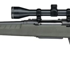 Savage Arms 33194 Axis 2 XP 30-06 Springfield 4+1 20" Matte Black Carbon Steel Threaded Barrel & Drilled & Tapped Receiver, OD Green Synthetic Fixed w/Pistol Grip Stock, 3-9x40mm Duplex Scope, Left Ha