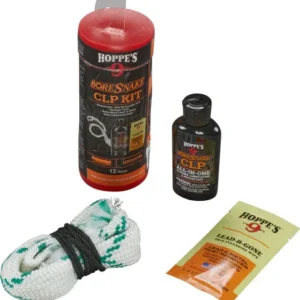 HOPPES BORESNAKE CLEANING KIT - COMBO W/CLP 12GA SHOTGUN