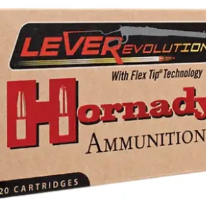 Hornady 82747 LEVERevolution 45-70Gov 325gr Flex Tip eXpanding 20 Per Box/10 Case