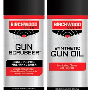 Birchwood Casey 33329 Gun Scrubber & Synthetic Gun Oil Combo Pack 1.25 oz Aerosol 2 Pack