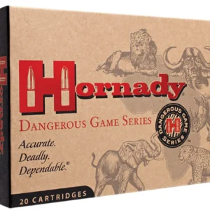 Hornady 8265 Dangerous Game 416Rigby 400gr Dangerous Game Solid 20 Per Box/6 Case